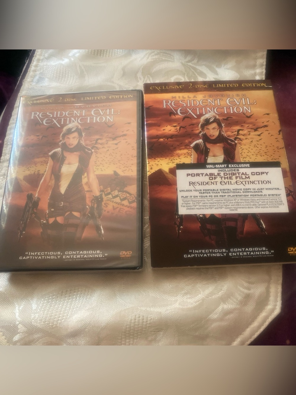 2007 DVD Resident Evil Extinction 2 Disks Brand New Factory Sealed NIP